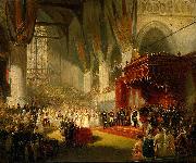 Nicolaas Pieneman The Inauguration of King William II in the Nieuwe Kerk china oil painting artist